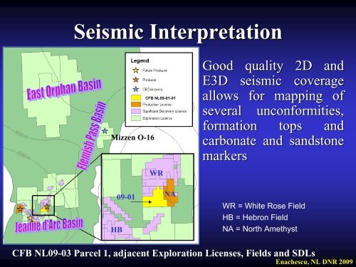 Petroleum Exploration Opportunities in Jeanne d'Arc Basin , Call for ...