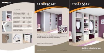 Zelfbouw kastinterieur - StoreMax