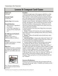 Lesson 3: Compost Card Game - Wake County Government