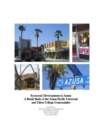 Azusa Retail Study - Chamber Organizer