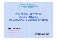 PROJET D'ALIMENTATION EN EAU POTABLE DE LA ... - ADU-RES