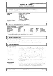 Material Safety Data Sheet - Talladium UK