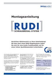 Montageanleitung RUDI - assistYourwork
