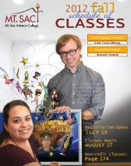 Complete Schedule of Classes (9.9MB) - Mt. San Antonio College