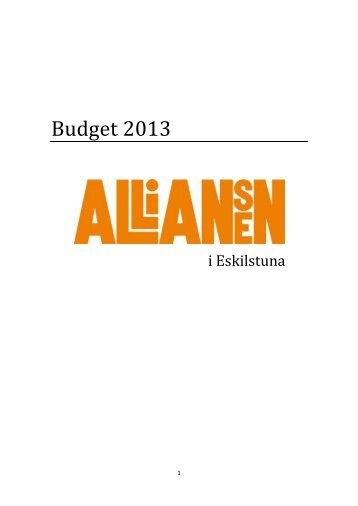 Budget 2013