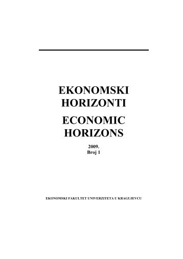 Integracioni procesi u Evropi : tokovi i perspektive - horizonti.ekfak ...