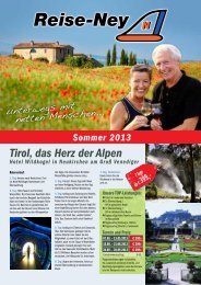 Tirol, das Herz der Alpen - Reise-Ney