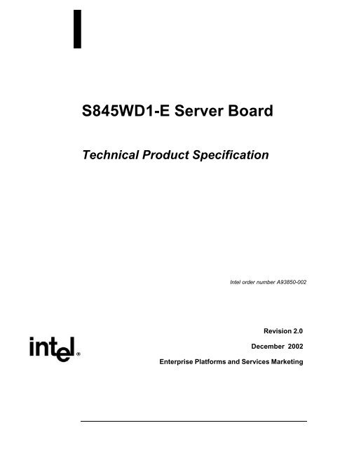 S845WD1-E Server Board - Viglen Download