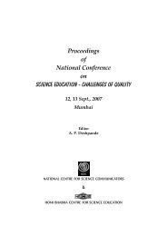 Proceedings of National Conference on Science Education ...