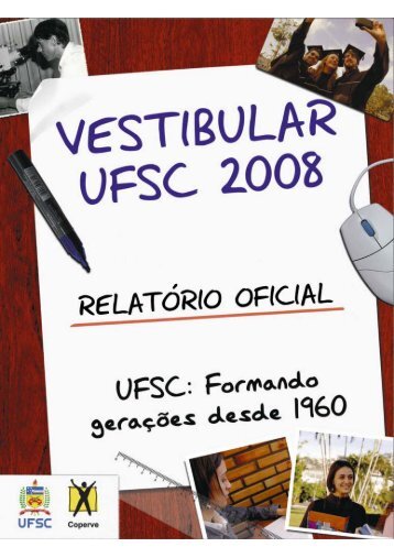 RelatÃ³rio Oficial Vestibular UFSC/2008 [PDF]