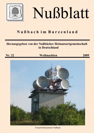 N u ß b a c h i m B u r z e n l a n d - HOG Nussbach