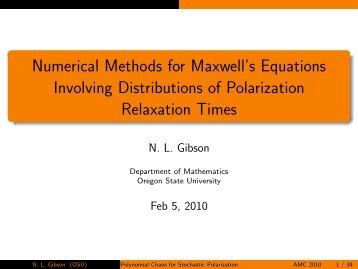 Numerical Methods for Maxwell's Equations Involving Distributions ...