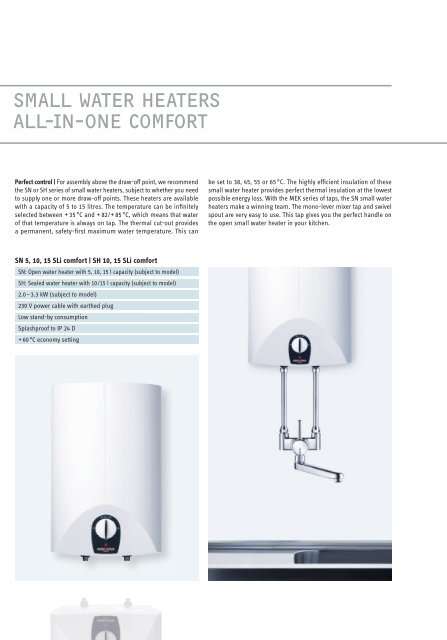 HOT WATER OUR ELEMENT - Stiebel Eltron