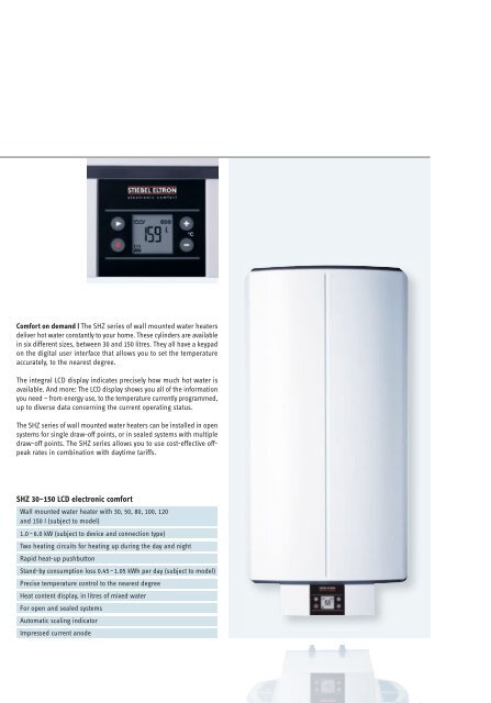 HOT WATER OUR ELEMENT - Stiebel Eltron