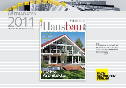 Hausbau 2011 Pdf Fachschriften Verlag