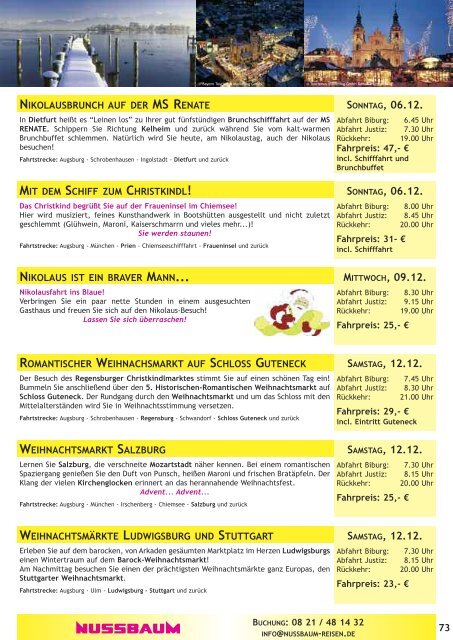 2 TAGE 08.08. - Nussbaum Reisen