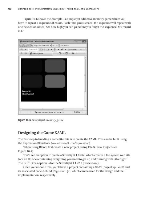 Beginning Web Development, Silverlight, and ASP.NET AJAX