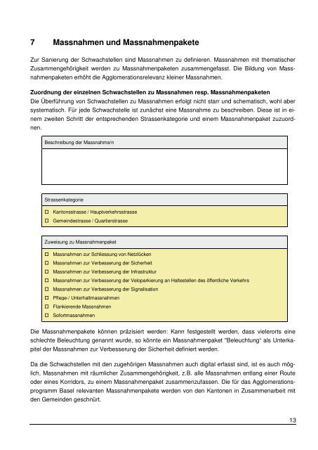 Fuss- und Veloverkehr in der Agglomeration Basel Wegleitung für ...