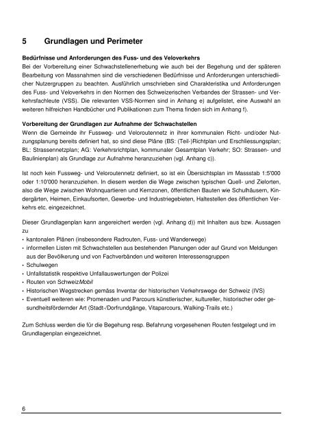 Fuss- und Veloverkehr in der Agglomeration Basel Wegleitung für ...