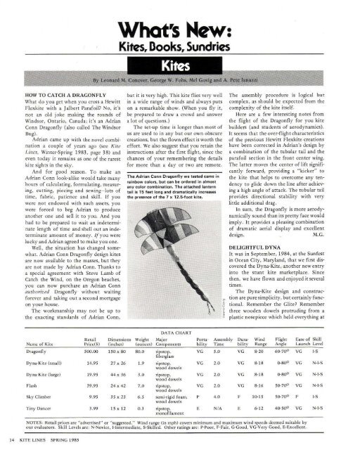 Kite Lines - Spring 1985 (Vol. 5 No. 3) - KiteLife