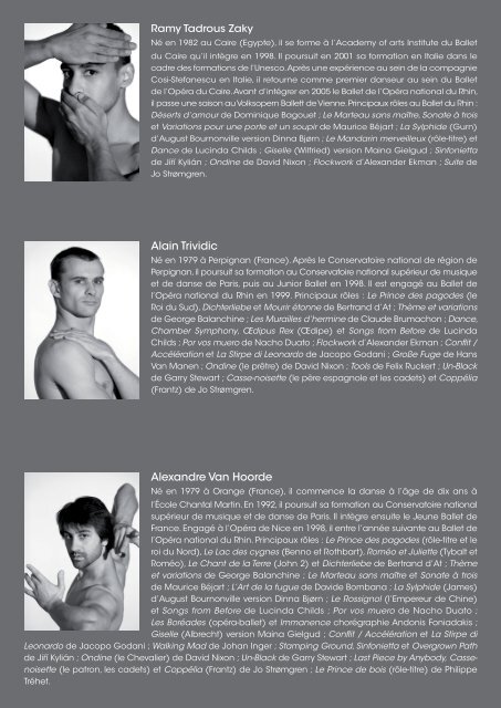Trombinoscope Bios danseurs 2009- 2010.indd - OpÃ©ra national du ...