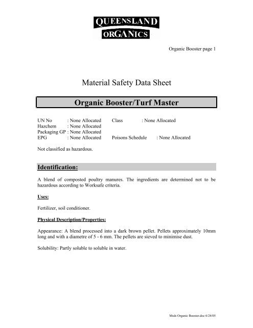 Msds - Simplot
