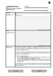 Jagdpachtvertrag - Landkreis Gifhorn
