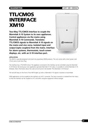 TTL/CMOS INTERFACE XM10