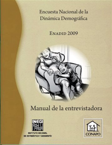 Manual de la Entrevistadora. ENADID 2009 - Inegi