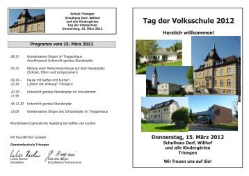 Tag der Volksschule 2012 - Schule Triengen