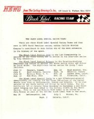 Black Label race teams - My Formula 5000