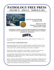 PATHOLOGY FREE PRESS VOLUME VI ISSUE 12 MARCH 23, 2012