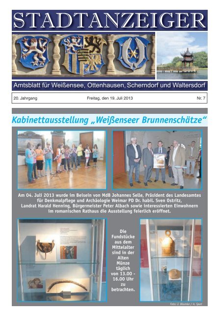 Ausgabe Nr. 07 vom 19.07.2013 - WeiÃŸensee