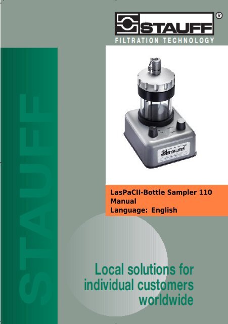 LasPaC II Bottle Sampler 110 - Stauff