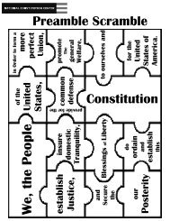 Preamble Scramble [PDF] - National Constitution Center