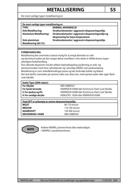 Coating Reference Håndbok - Hempel