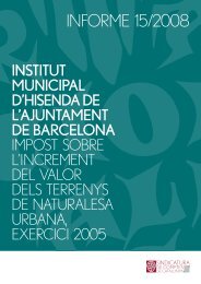 Informe 15/2008 - Generalitat de Catalunya