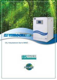 Prospekt: InVitroCell NU-5800 CO 2 - INTEGRA Biosciences