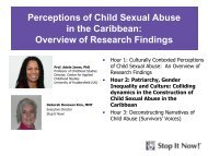 Perceptions of Child Sexual  Abuse in the Caribbean ... - Stop It Now