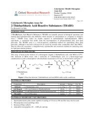 2-Thiobarbituric Acid Reactive Substances - BioNovus Life Sciences