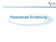 Parenterale Ernährung