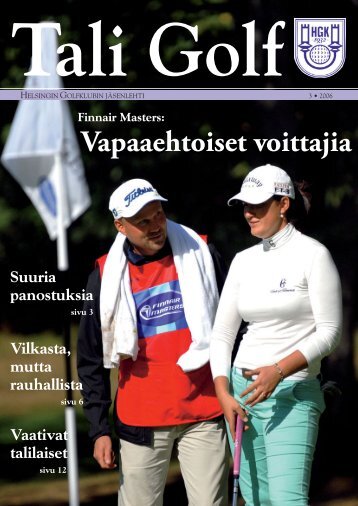 Vapaaehtoiset voittajia Finnair Masters