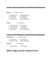 2. Kreisranglistenturnier Jugend, Schüler C - Neustadt/Aisch