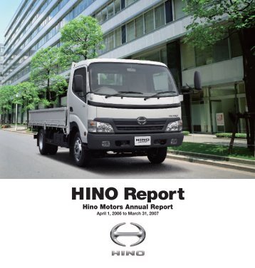 Hino Motors Annual Report - hino global