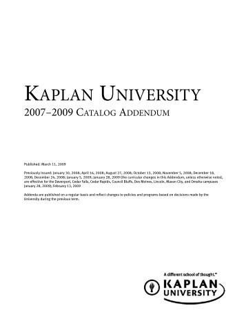 Download - Kaplan University | KU Campus