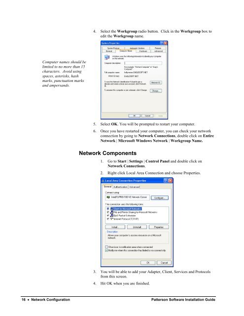 Version 14.00 - Patterson Software Installation Guide