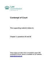 Law Commission Report template - Ministry of Justice