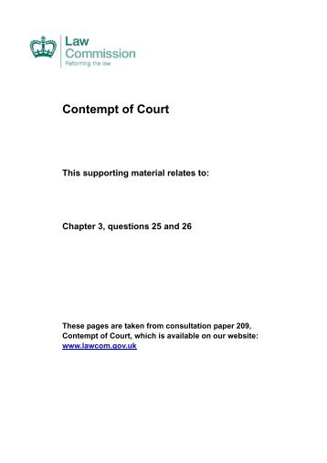 Law Commission Report template - Ministry of Justice