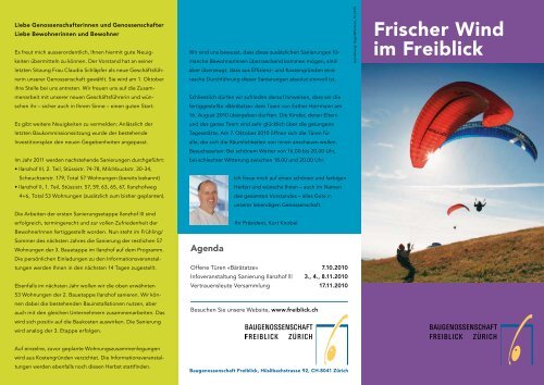 Download - Baugenossenschaft Freiblick