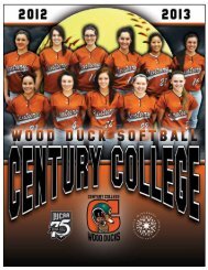 Softball Media Guide - Century College